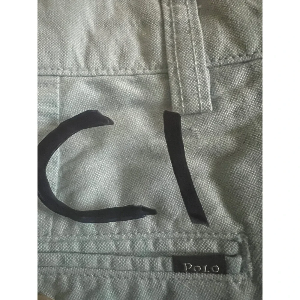 Polo Ralph Lauren Chinos Mens 32/32 Light Blue Excellent Slim Fit 32x26.5